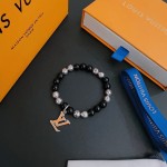 Louis Vuitton 🇷🇼 multi-element onyx thai silver style bracelet