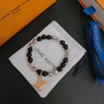 Louis Vuitton 🇷🇼 multi-element onyx thai silver style bracelet