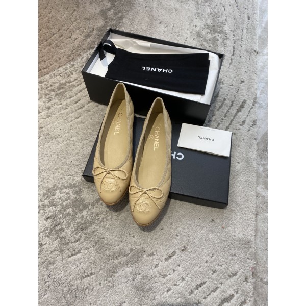 CHANEL ballet shoes Imported custom leather Italy imported leather outsole