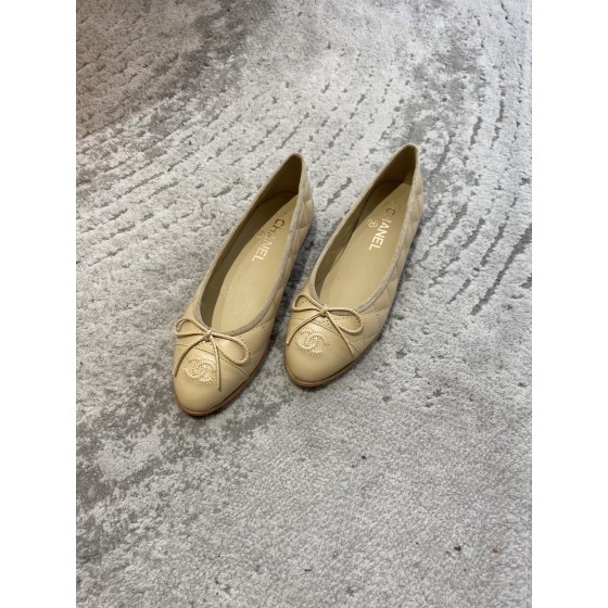 CHANEL ballet shoes Imported custom leather Italy imported leather outsole