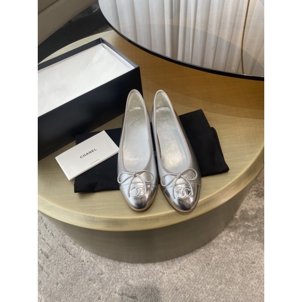 CHANEL ballet shoes Imported custom leather Italy imported leather outsole