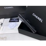 𝗖𝗛𝗔𝗘𝗡𝗟𝗖𝗖𝗹𝗮𝘀𝗶𝗰𝗙𝗹𝗮𝗽𝗽𝗽 adopts the "GR" first-class lambskin classic card package • • Black silver