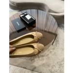 CHANEL ballet shoes Imported custom leather Italy imported leather outsole