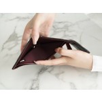 𝗖𝗛𝗔𝗘𝗡𝗟✦ 𝗖𝗹𝗮𝘀𝗶𝗰 𝗙𝗹𝗮𝗽 France 🇫🇷 Imported [HASS] Original Calfskin 🐂 Classic Trifold Wallet Black Gold