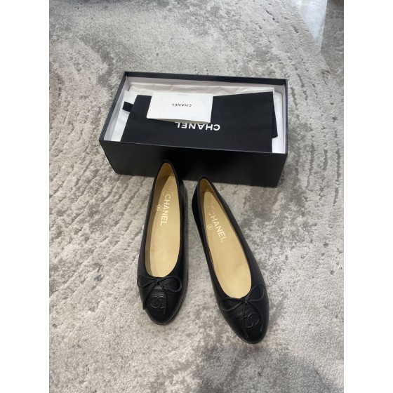 CHANEL ballet shoes Imported custom leather Italy imported leather outsole