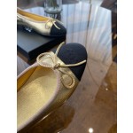 CHANEL ballet shoes Imported custom leather Italy imported leather outsole