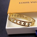 Louis Vuitton LV monogrammed openwork bracelet
