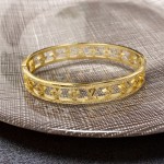 Louis Vuitton LV monogrammed openwork bracelet