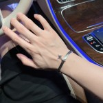 Louis Vuitton vintage silver bracelet couple's version 22cm20cm18cm changeable length