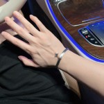 Louis Vuitton vintage silver bracelet couple's version 22cm20cm18cm changeable length