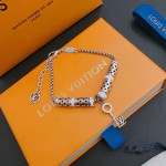 Louis Vuitton vintage silver bracelet couple's version 22cm20cm18cm changeable length