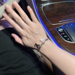 Louis Vuitton vintage silver bracelet couple's version 22cm20cm18cm changeable length