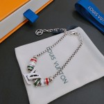 Louis Vuitton vintage silver bracelet couple's version 22cm20cm18cm changeable length