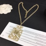 CHANEL🇫🇷Xiaoxiang Hollow Perfume Bottle Necklace