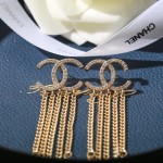 CHANEL🇫🇷Xiaoxiang Letter Double C Tassel Earrings