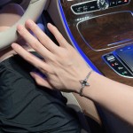 Louis Vuitton vintage silver bracelet couple's version 22cm20cm18cm changeable length