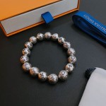 Louis Vuitton LV bracelet🇷🇼 multi-element thai silver style bracelet Couple with the same model