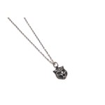 𝐆𝐮𝐜𝐜𝐢 Distressed Tiger Head Silver Necklace 55cm