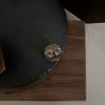 𝐆𝐮𝐜𝐜𝐢 925 Sterling Silver Interlocking Double G Black Shell Love Stud Earrings