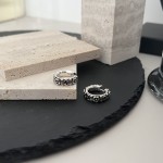 𝐆𝐮𝐜𝐜𝐢 925 Sterling Silver Interlocking Double G Flower Vintage Stud Earrings