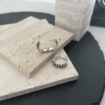 𝐆𝐮𝐜𝐜𝐢 925 Sterling Silver Interlocking Double G Flower Vintage Stud Earrings