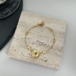 𝐆𝐮𝐜𝐜𝐢 New ICON series hollow heart-shaped pendant love bracelet