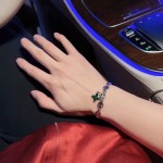 Louis Vuitton vintage silver bracelet couple's version 22cm20cm18cm changeable length