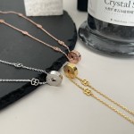 𝐆𝐮𝐜𝐜𝐢 ICON series hollow heart pendant love necklace