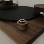 𝐆𝐮𝐜𝐜𝐢 925 Sterling Silver Double G Stripe Vintage Ring