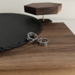 𝐆𝐮𝐜𝐜𝐢 925 Sterling Silver Square G Cutout Vintage Ring