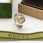 𝐆𝐮𝐜𝐜𝐢 New Double G Diamond Ring