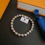 Louis Vuitton Multi-element Thai silver style bracelet Vintage silver bracelet for couples