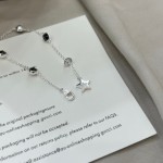 𝐆𝐮𝐜𝐜𝐢 Pentagram Cat Black Spinel Bracelet