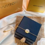 Louis Vuitton Early Spring Two-tone LV monogram bracelet in a circle