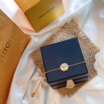 Louis Vuitton Early Spring Two-tone LV monogram bracelet in a circle