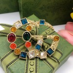 𝐆𝐮𝐜𝐜𝐢 New color diamond brooch
