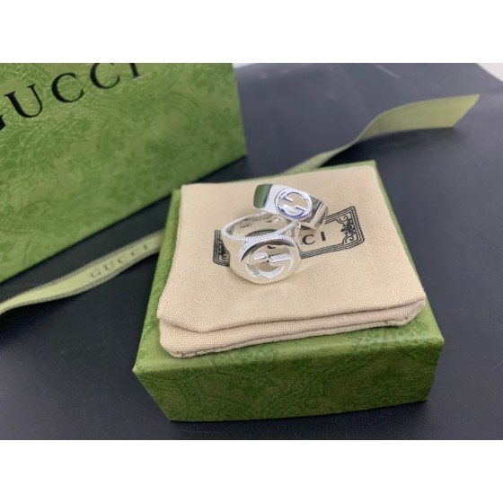 𝐆𝐮𝐜𝐜𝐢 Classic double G pattern couple ring