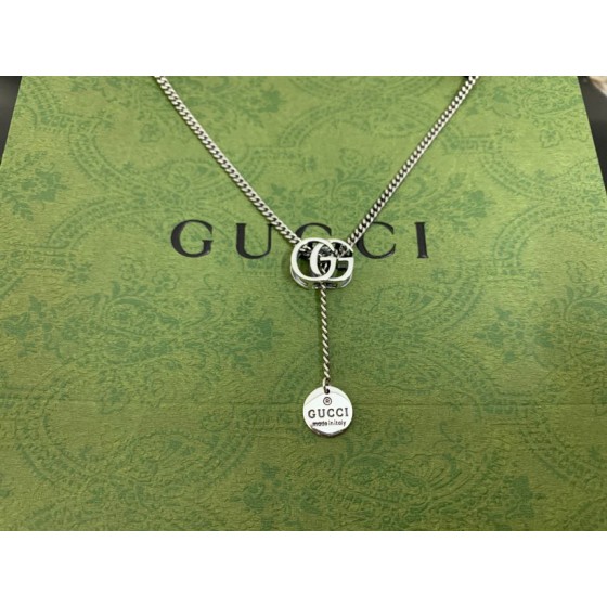 𝐆𝐮𝐜𝐜𝐢 Double G tag necklace
