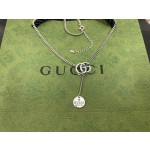 𝐆𝐮𝐜𝐜𝐢 Double G tag necklace