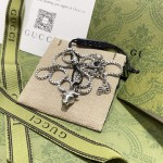 𝐆𝐮𝐜𝐜𝐢 Animal Zodiac Bull Head Necklace