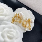 Dior new CD size pearl earrings