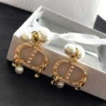 Dior new CD size pearl earrings