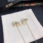 Dior Tassel Long Stud Earrings