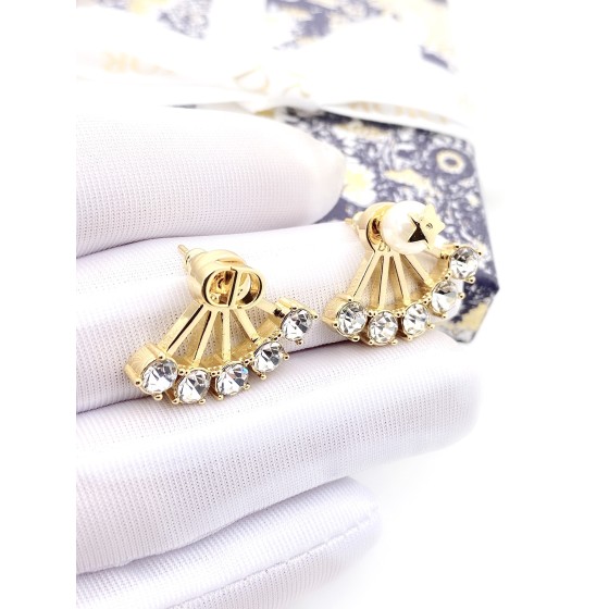 Dior AB drill earrings
