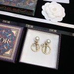 Dior Circle CD Stud Earrings