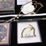 Dior new CD letter necklace