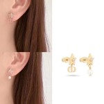 Dior stud earrings