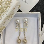 Dior stud earrings