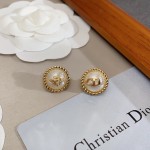 Dior Pearl Stud Earrings