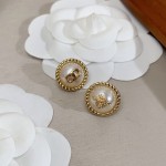 Dior Pearl Stud Earrings